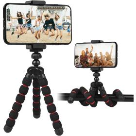 MOJOGEAR Flexibel Mini-Tripod w/ Foam Rubber Legs Red