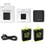 Telesin Triple Battery Charger Box +2X Battery GoPro 9/10/11/12