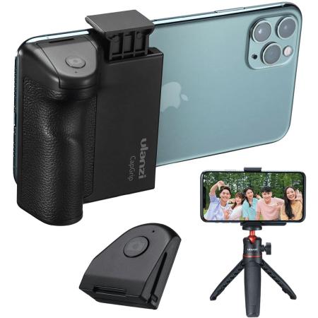 Ulanzi CapGrip Smartphone Camera Grip w/ Bluetooth Black