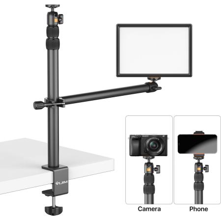 VIJIM LS02 Adjustable Standard w/ Extension Arm And Table Clamp