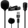 SAIREN S-LAV L2 Pin Microphone w/ USB-C/USB-Connection