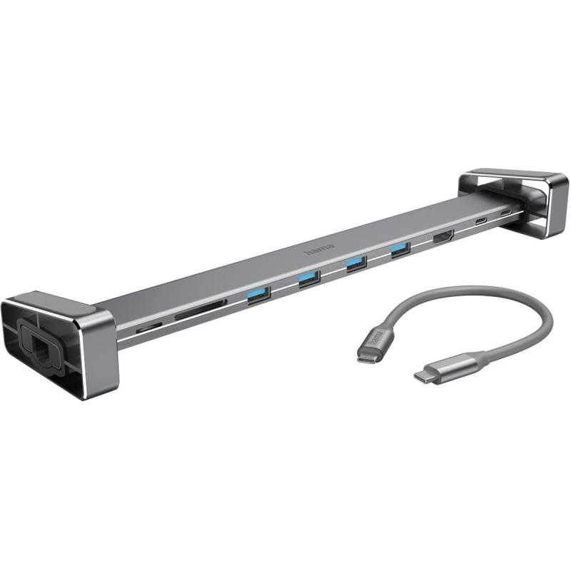 Hama 9IN1-USB-C-Dockingstation For 4X USB-A USB-C HDMI LAN