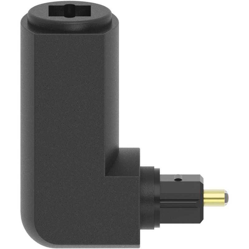 Hama ODT-Adapter TosLink-Plug - TosLink-Coupling Gold Plated 90°