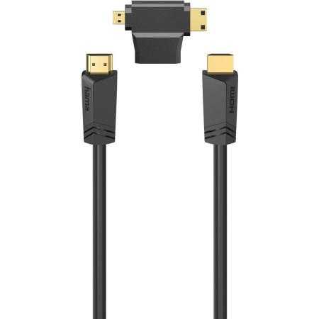 Hama High-Speed HDMI-Kabel.met Ethernet 1.5 M + HDMI-Adapter