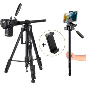 MOJOGEAR 179cm Statief: Tripod Monopod/Horizontal Arm