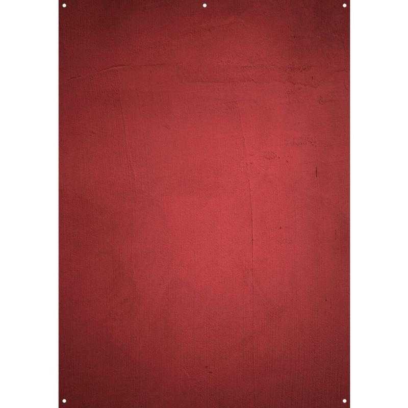 Westcott X-Drop Canvas Backdrop - Aged Red Wall (5&amp;#039; X 7&amp;#039;)
