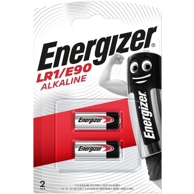 Energizer Alkaline Battery LR1 2-BLISTER