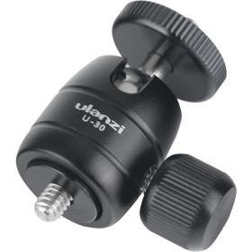 Ulanzi U-30p Ball Head w/ 1/4 Male Aan Onderkant