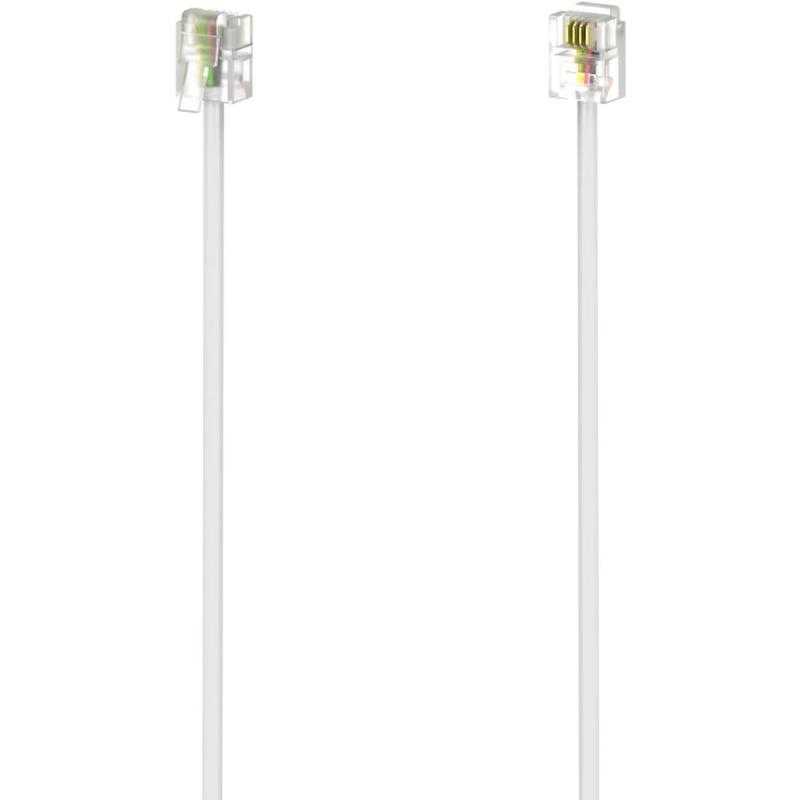 Hama Modulaire Cable Plug 6P4C - Plug 6P4C 6 M White