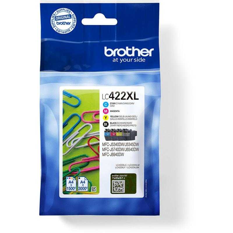 Brother B+CMY Ink Cartridges Multipack 1.500 Pages