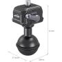 SmallRig 3600 Drop-In Hawklock Mini Q Release ¼ 20 Ball Head