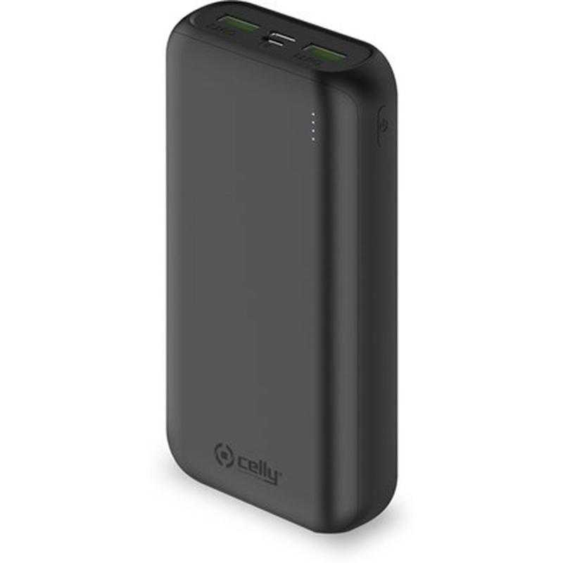 Celly PowerBank 20.000mAh Black