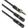 ACT 0.15 M HQ Audio SPL Cable 3.5 mm Jack Male - 2X Female