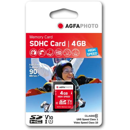 Agfa Photo SDHC 4 GB High Speed UHS-I U1 V10