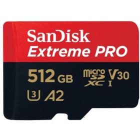 SanDisk MicroSDXC Extreme Pro 512GB 200/140 MB/s A2 V30 dl 2