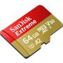 SanDisk Extreme MicroSDXC 64GB+SD Adapter 170MB