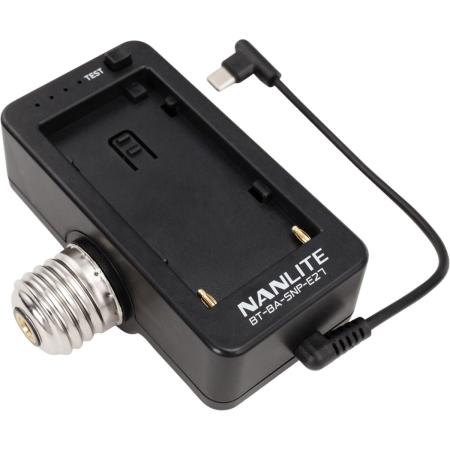 Nanlite NPF Battery Adapter w/ E27 Head