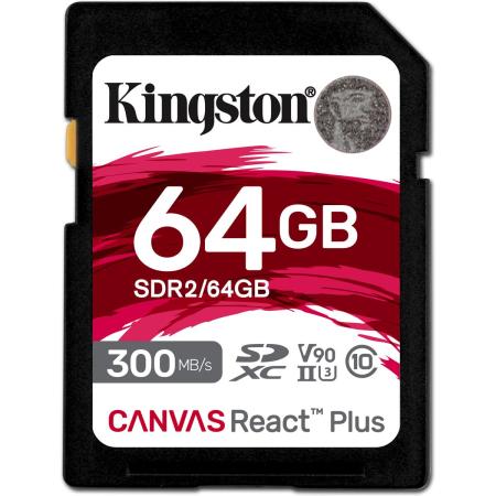 Kingston 64GB Canvas React Plus SDXC