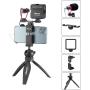 Ulanzi Smartphone Vlog Kit Extra: Statief+houder+led+mic