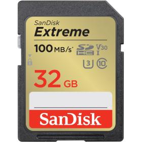 SanDisk Extreme 32GB Memory Card Up To 100MB/s 1