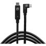 TetherTools TetherPro USB-C To USB-C Right Angle - Black