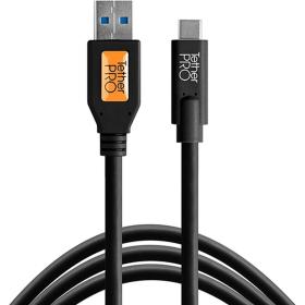 TetherTools TetherPro USB 3.0 To USB-C 15&amp;#039; (4.6m) Black