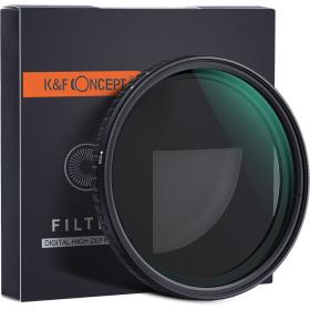 K&amp;F Concept Variabel ND Filter ND8/128 Nano X 67mm