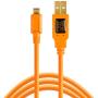 TetherTools TetherPro USB 2.0 Micro-B 5-PIN 4.6m HV Orange