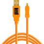 TetherTools TetherPro USB 2.0 To Mini-B 8-PIN 30cm HV Orange