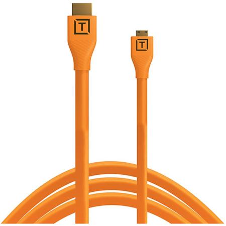 TetherTools TetherPro HDMI Micro To HDMI 2.0 4.6m Orange