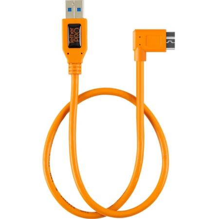 TetherTools TetherPro USB 3.0 USB 3.0 Micro-B RT-Ang Adap Or