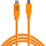 TetherTools TetherPro USB-C To 2.0 Mini-B 5-PIN 4.6m HV Or