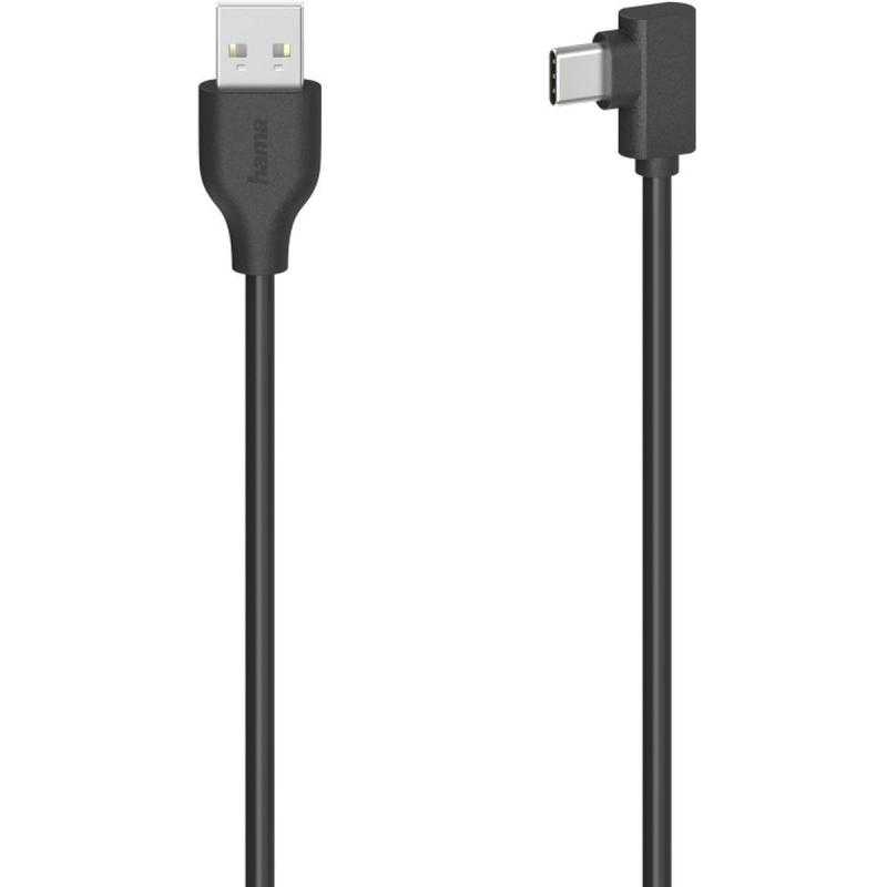 Hama USB-C-Cable USB-C-Plug - USB-A-Plug 90 USB 2.0 480 MBIT/s 0.75m