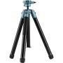 Fotopro FLY-1 Aluminium Blue / Black Tripod