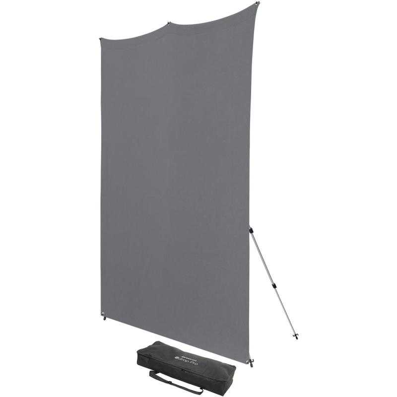 Westcott X-Drop Pro Wrinkle-Resistant Backdrop Kit - Neutral Grey (8&amp;#039; X 8&amp;#039;)