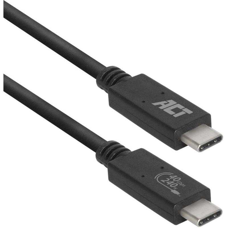 ACT USB4 40GBPS Connection Cable C Male - C Male 0.8 Meters USB-IF Certified