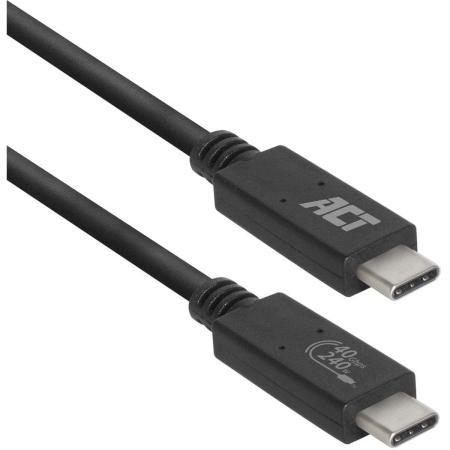 ACT USB4 40GBPS Connection Cable C Male - C Male 0.8 Meters USB-IF Certified