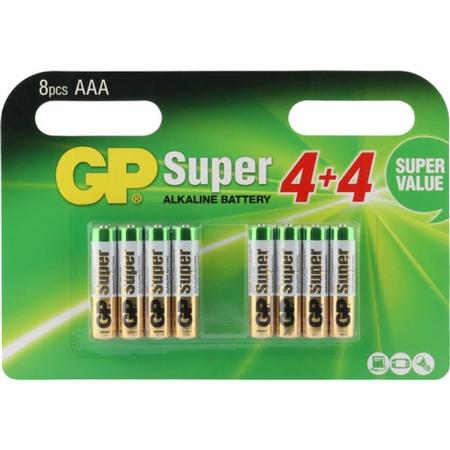 GP Super Alkaline AAA X 8 Micro Blister