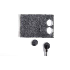 Rycote Grey Undercovers (w/ 100XSTICKIES) - Pack/100USES