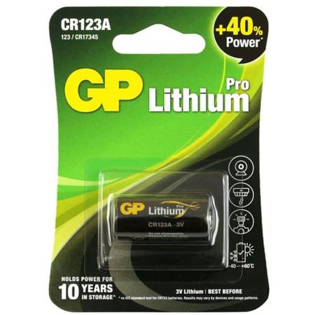 GP Photo Lithium CR123A Blister 1