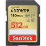 SanDisk Extreme 512GB SDXC Memory Card Plus 1 Up