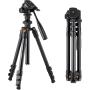 K&amp;F Concept Tripod 162cm w/ Videohead And Phone Holder