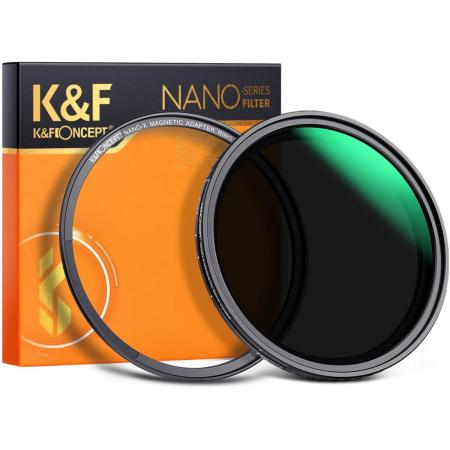 K&amp;F Concept Variabel ND Filter ND8/128 Nano X Magnetic 82mm