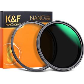 K&amp;F Concept Variabel ND Filter ND8/128 Nano X Magnetic 62mm