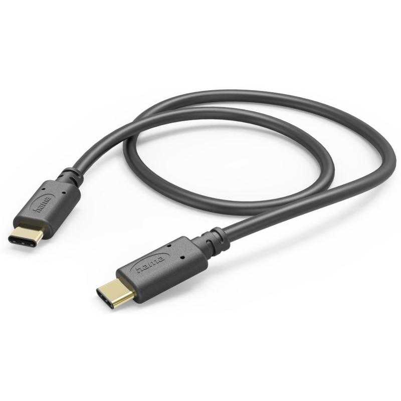 Hama USB-Cable USB-C To USB-C 1 M Black