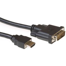 ACT 2 Meters HDMI To DVI-D Adapter Cable HDMI A M - DVI-D Single Link M 18+1