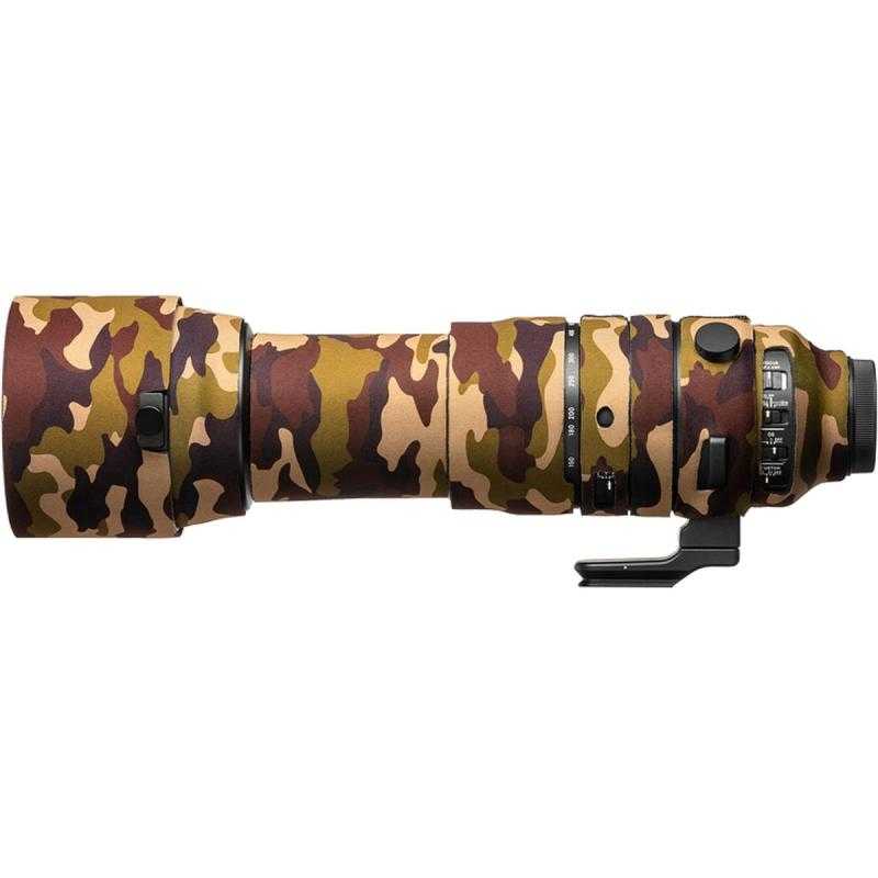easyCover Lens Oak For Sigma 150-600mm f/5-6.3 DG DN OS | S (Sony E) Brown CAM.