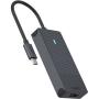 Rapoo USB-C Multiport Adapter 4-IN-1 Grey