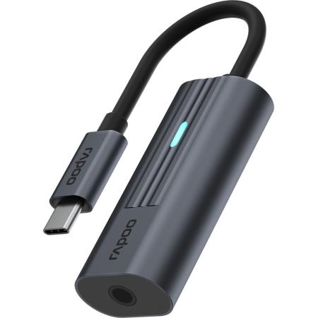 Rapoo USB-C Adapter USB-C To 3.5 mm Audio Grey