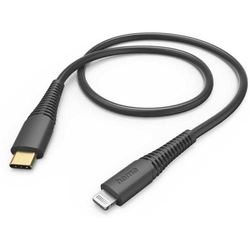 Hama USB-Cable USB-C To Lightning 1.5m Black